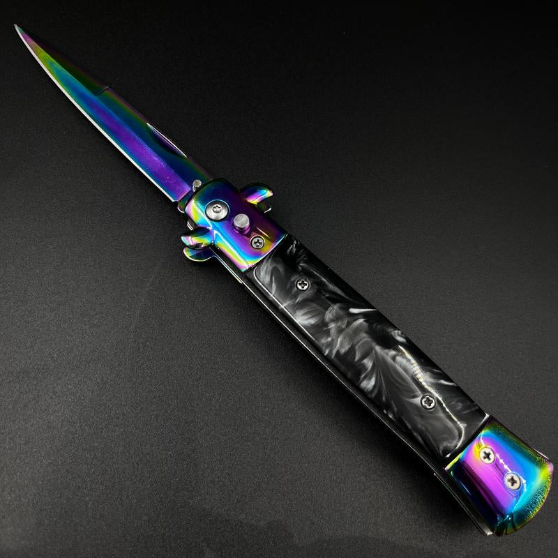Multi-Functional Folding Knife, EDC Pocket Knife, Sharp Blade, Suitable for Outdoor Camping, Fishing, and Other Occasions, an Ideal Gift for Holidays My Bench Made Wavy Acrylic Practical Compact Edc Rhino 31 in Shovel Purple Dragon Garden Knife Leat