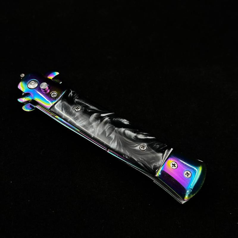 Multi-Functional Folding Knife, EDC Pocket Knife, Sharp Blade, Suitable for Outdoor Camping, Fishing, and Other Occasions, an Ideal Gift for Holidays My Bench Made Wavy Acrylic Practical Compact Edc Rhino 31 in Shovel Purple Dragon Garden Knife Leat