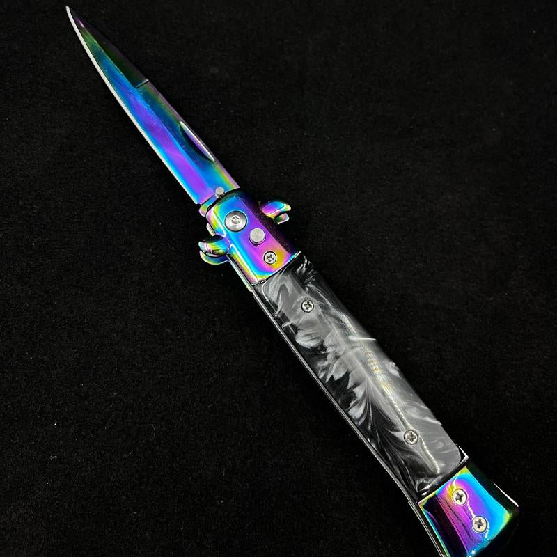 Multi-Functional Folding Knife, EDC Pocket Knife, Sharp Blade, Suitable for Outdoor Camping, Fishing, and Other Occasions, an Ideal Gift for Holidays My Bench Made Wavy Acrylic Practical Compact Edc Rhino 31 in Shovel Purple Dragon Garden Knife Leat