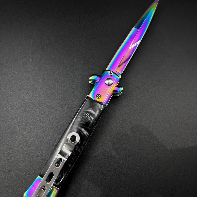 Multi-Functional Folding Knife, EDC Pocket Knife, Sharp Blade, Suitable for Outdoor Camping, Fishing, and Other Occasions, an Ideal Gift for Holidays My Bench Made Wavy Acrylic Practical Compact Edc Rhino 31 in Shovel Purple Dragon Garden Knife Leat