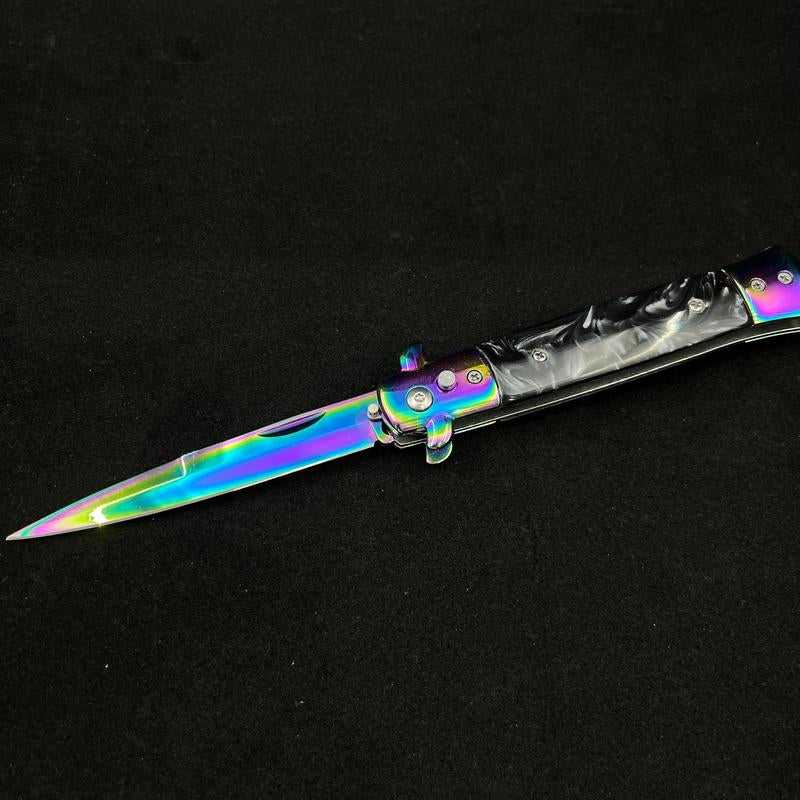 Multi-Functional Folding Knife, EDC Pocket Knife, Sharp Blade, Suitable for Outdoor Camping, Fishing, and Other Occasions, an Ideal Gift for Holidays My Bench Made Wavy Acrylic Practical Compact Edc Rhino 31 in Shovel Purple Dragon Garden Knife Leat