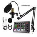 Live Sound Card, DJ Live Mixer, Bluetooth Sound Card Console, Recording Studio Sound Card, Used for Live Streaming Singing